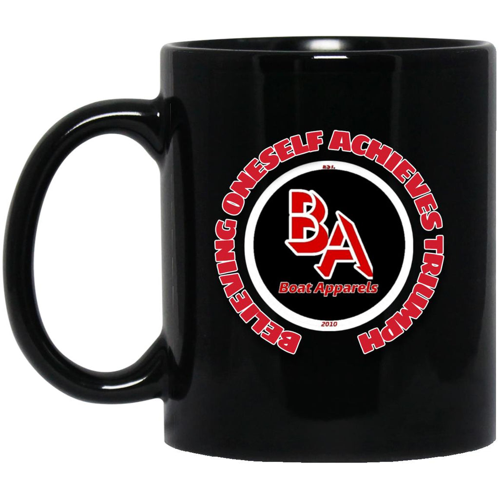 BA 11 oz. Black Mug